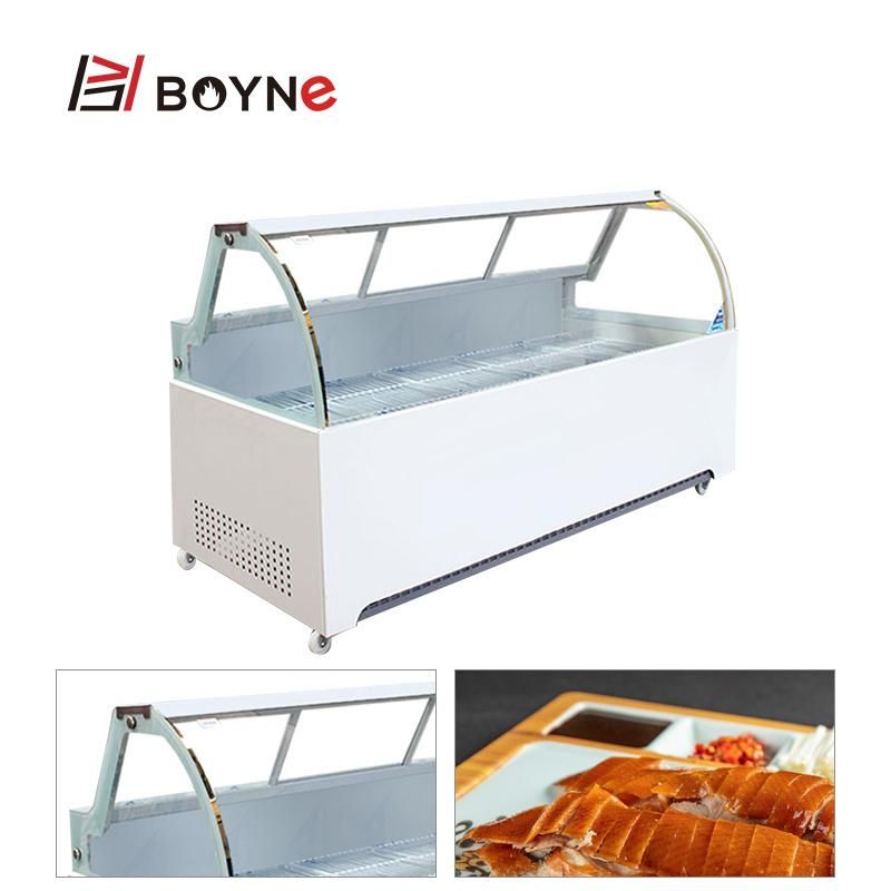 Chinese Braised Food Chiller Meat Showcase Snack Food Display Cabinet