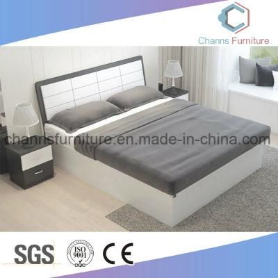 Modern Wooden Hotel Bed Bedroom Furniture (CAS-BF1702)