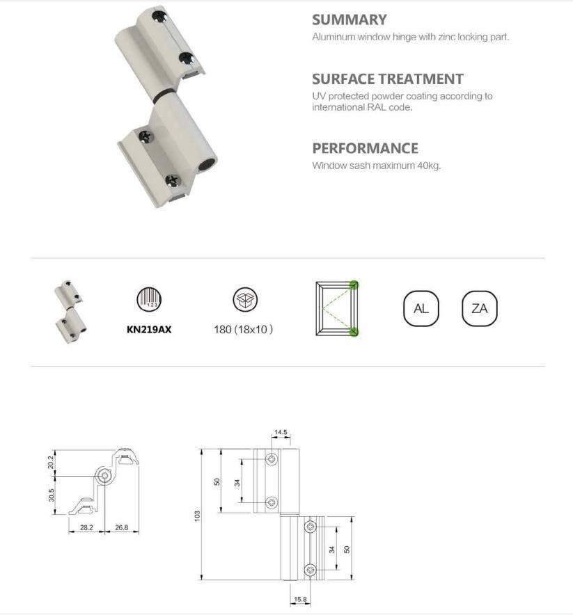 180 Degree Stainless Steel Tempered Glass Bracket Door Hinge