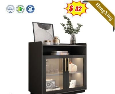 Modern Minimalist Side Cabinet Kitchen Furniture Wooden Storage Multifunctional Cupboard