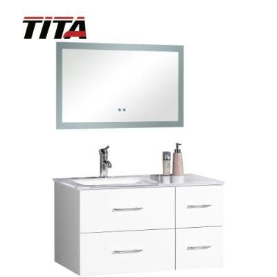 New Style MDF Lacquer Bathroom Furniture T9318