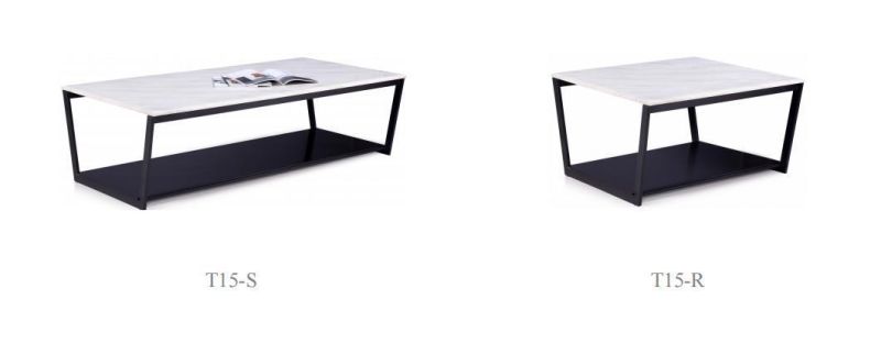 Luxury Home Furniture Coffee Table Modern Coffee Side Table Stainless Steel Coffee Table