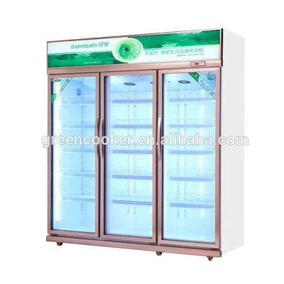 Glass Door Stainless Steel Refrigerator, Display Showcase, Top Selling Products