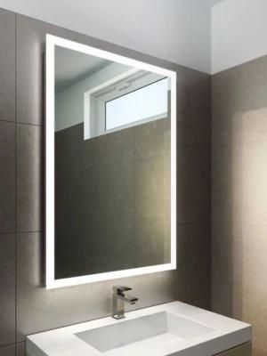 Rectangle Bathroom Dimmable LED Lighted Vanity Mirror
