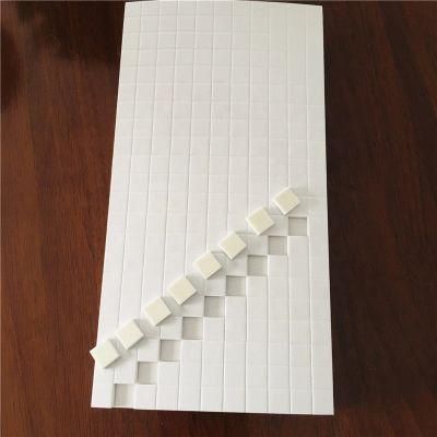 18*18*3 White Rubber +1mm Cling Foam of Glass Separator EVA Rubber Pads with Cling Foam on Sheets