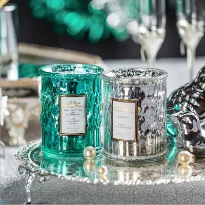 Vss Cheap Mercury Glass Tea Light Candle Holders for Table Centerpiece