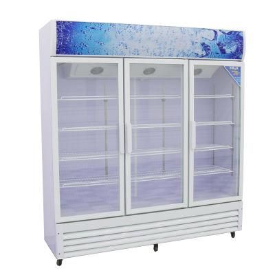 Supermarket Upright Display Commercial Glass Door Freezer Showcase Vertical Freezer