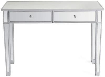 Mirrored Console Table Mirrored Desk Makeup Vanity Dressing Table