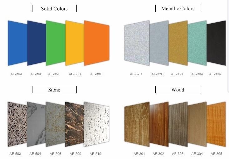 Brushed Interior Color Coated Aluminum Plate (brushed series)