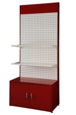 Metal Pegboard Display Stand with Hooks