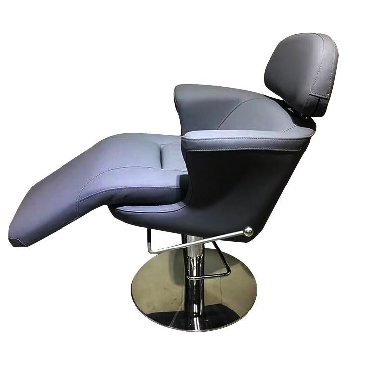 Hl-7273A Salon Barber Chair for Man or Woman with Stainless Steel Armrest and Aluminum Pedal