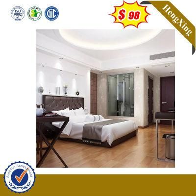 Latest Modern Melamine Wooden Hotel Bedroom Furniture King Bed