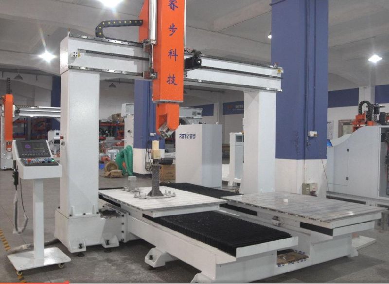 Rbt Nonmetal Six -Axis CNC Lathe Machine for Composite Material Carbon Fiber and Glass Steel Punching and Cutting