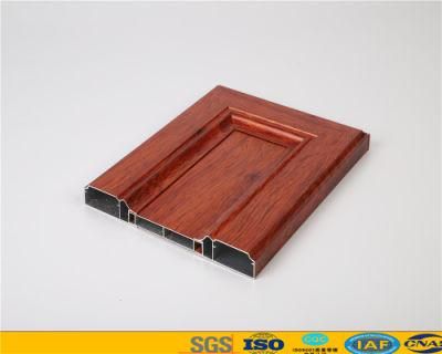 Wood Grain/Powder Coating Aluminium Profile for Kitchen Cabinet Fittings