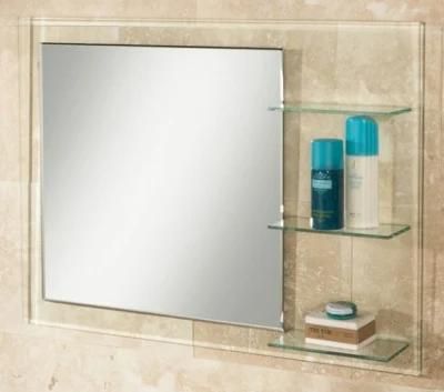 120X90cm Glass Texture Decorative Wall Mirror Antique Gold Mirror