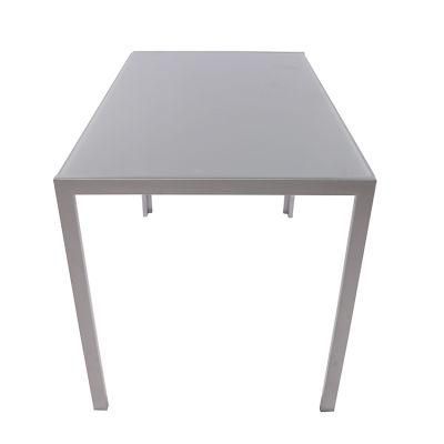 Italian Simple Style High Strength Glass Dining Table