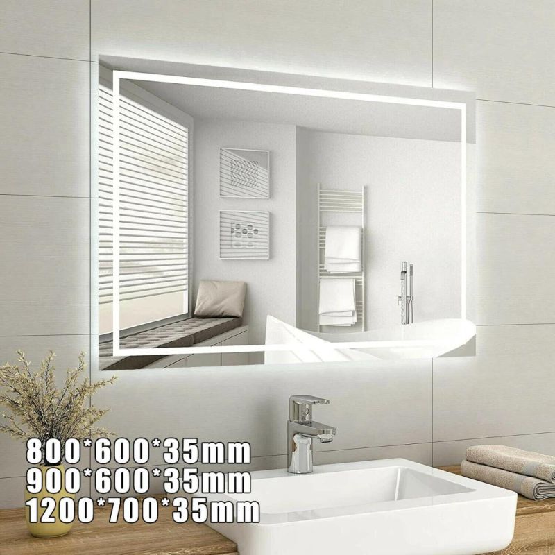 LED Bathroom Mirror with LED Light Has Touch Sensor