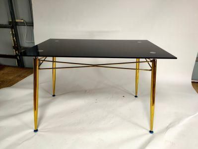 Balck Glass Table Coffee Table Dining Room Furniture