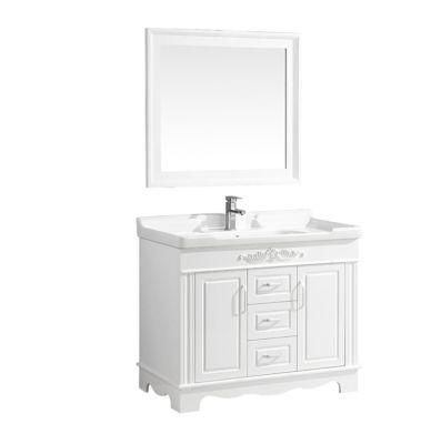 Luxury Marble Bathroom Furniture Bathroom Sink Vanity Waterproof Wall Mount Bathroom Vanity Cabinet