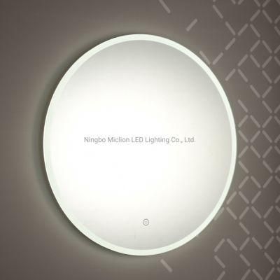 Customize 60cm Round Illuminated LED Bathroom Mirror Lighting with IP44