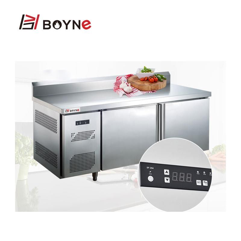 Hotel Kitchen Stainless Steel Counter Freezer Work Table Refridge