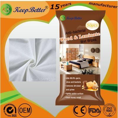 Disposable Wood Cleaning Wet Wipes