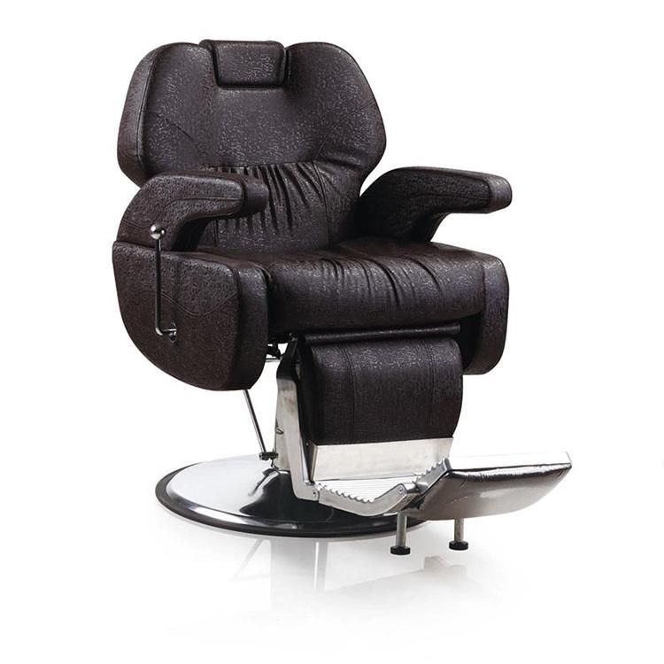 Hl-9233 Salon Barber Chair for Man or Woman with Stainless Steel Armrest and Aluminum Pedal
