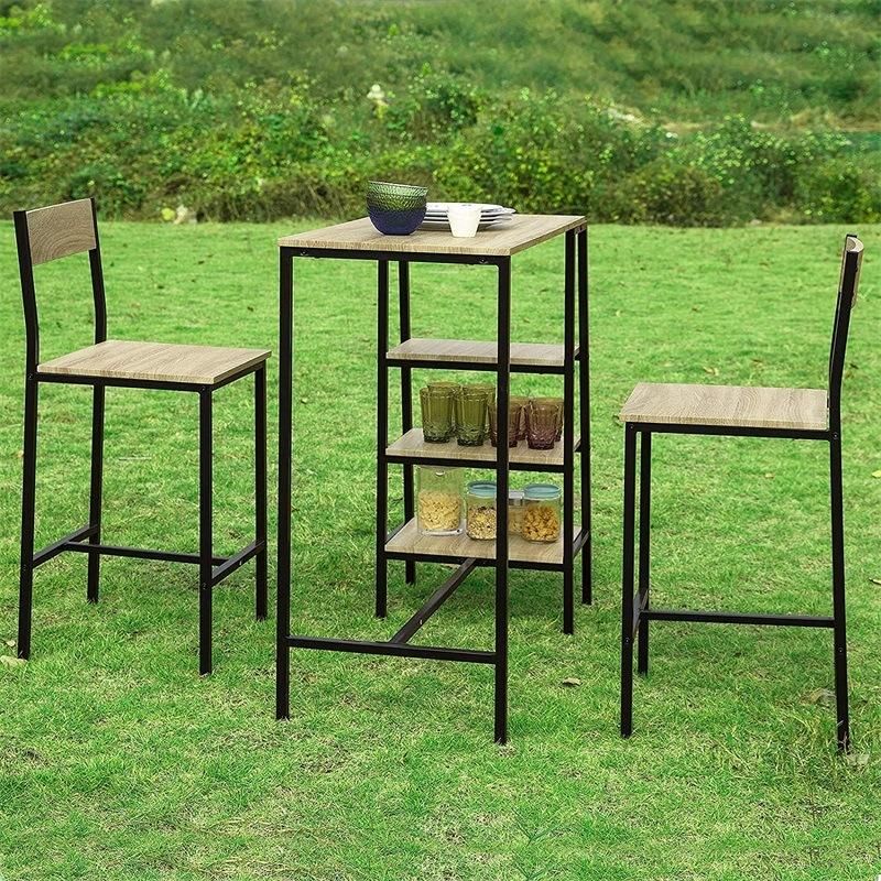 Outdoor Modern Home Wooden Set Dining Table