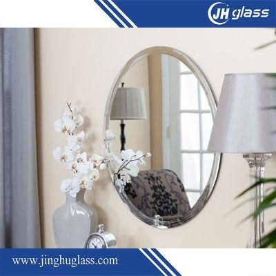 3, 4, 5mm Silver Hotel Round Bathroom Mirror