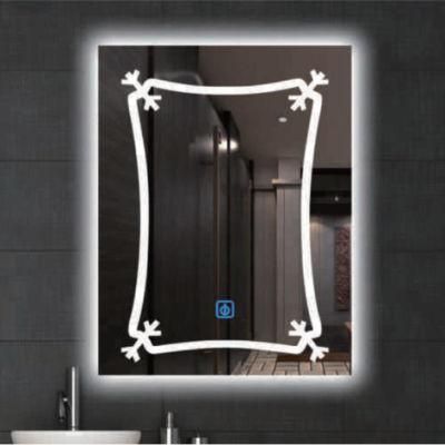 Hot Sale Smart Home Wall Mirror Hotel Bathroom Makeup LED Light Smart Hotel Glass Furniture Mirror