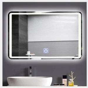 5mm Green Silver Mirror Mounted Bathroom LED Bathroom Hotel Mirror
