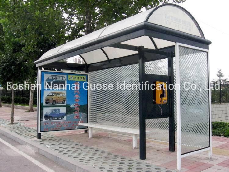 Guose Glass Wall Bus Stop Passenger Shelters