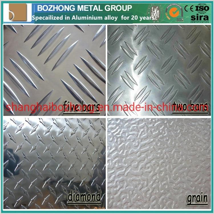 1250*2500 Pattern Aluminum Plate and This Pattern Has Excellent Slip Resistance