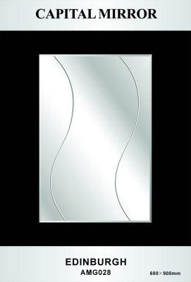 4mm Glass Bathroom Silver Mirror (AMG-028)