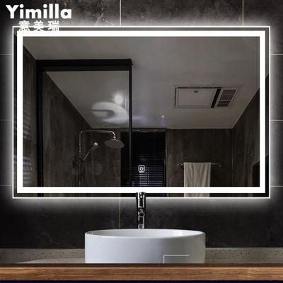 Customized Any Size Bathroom Mirror Square Vanity LED Mirror