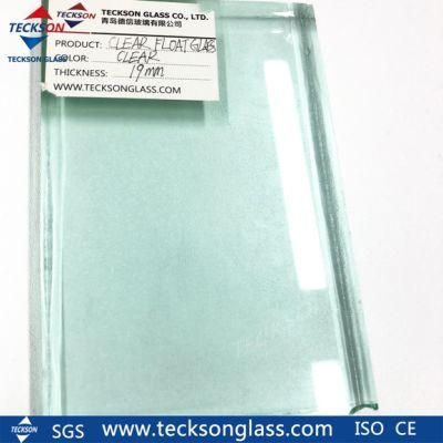 Wholesale Vidrio Flotante 15/19mm Clear Plate Float Sheets Glass Price