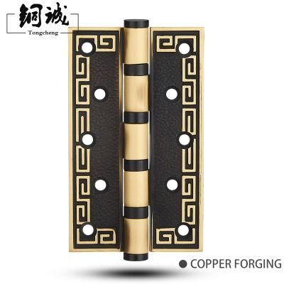 4inch 5inch Ball Bearing Brass Wooden Door Hinge Forging Copper Hinge