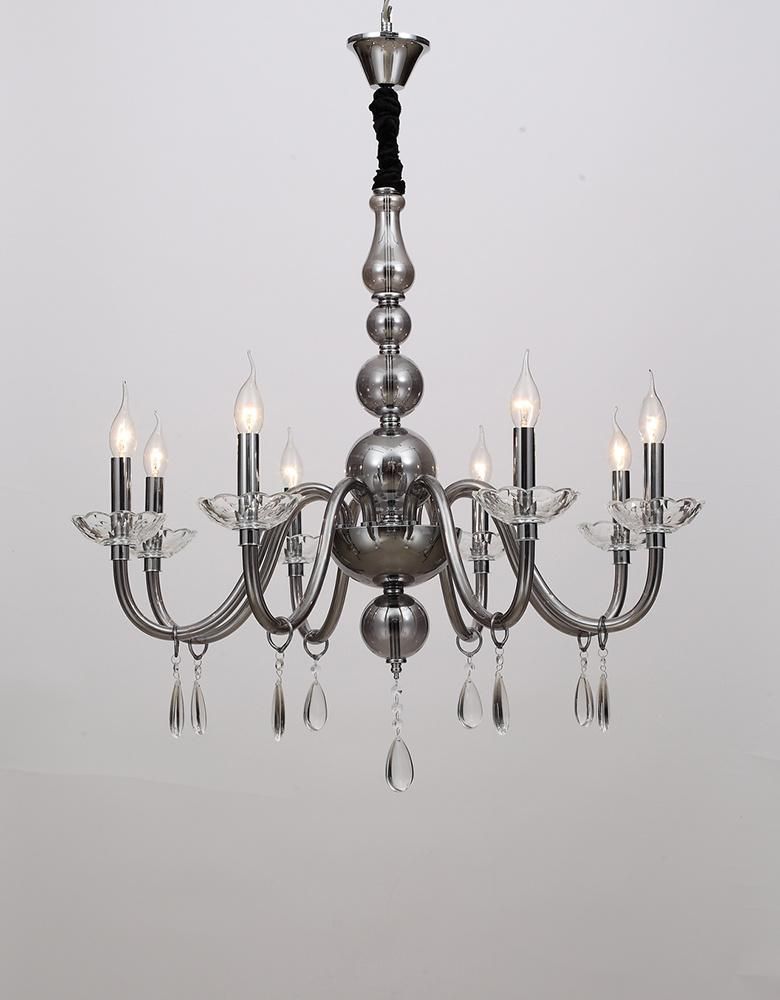 Modern Style Classic Custom Desinger Smoke Grey Chandelier China Factory Supply