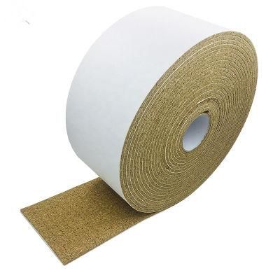 18*18*5+1mm Glass Protection Adhesive Cork of Spacer Separator Cork Pads with Paper Liner on Rolls