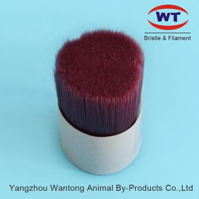 China Manufacturer of Wine Red Solid Bristle Synthetic Monofilament for Brush Making