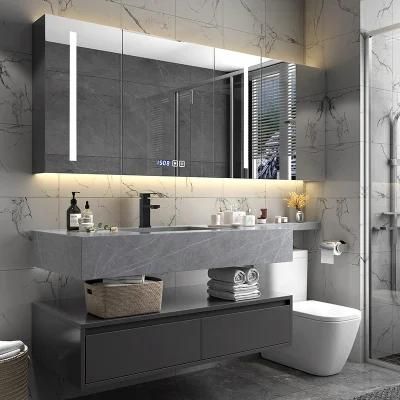 Cheap Price Customized Vanity Decorative MDF Mirror Wholesale Bathroom LED Cabinet with Dimmer