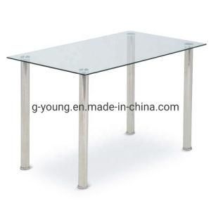 Glass Dining Room Set Metal Leg Dining Table