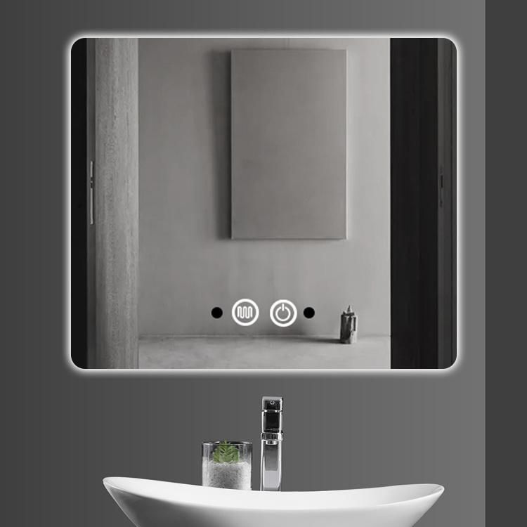 Human Body Sensor Mirror Functional Makeup Shower Mirror Bathroom LED Smart Mirror