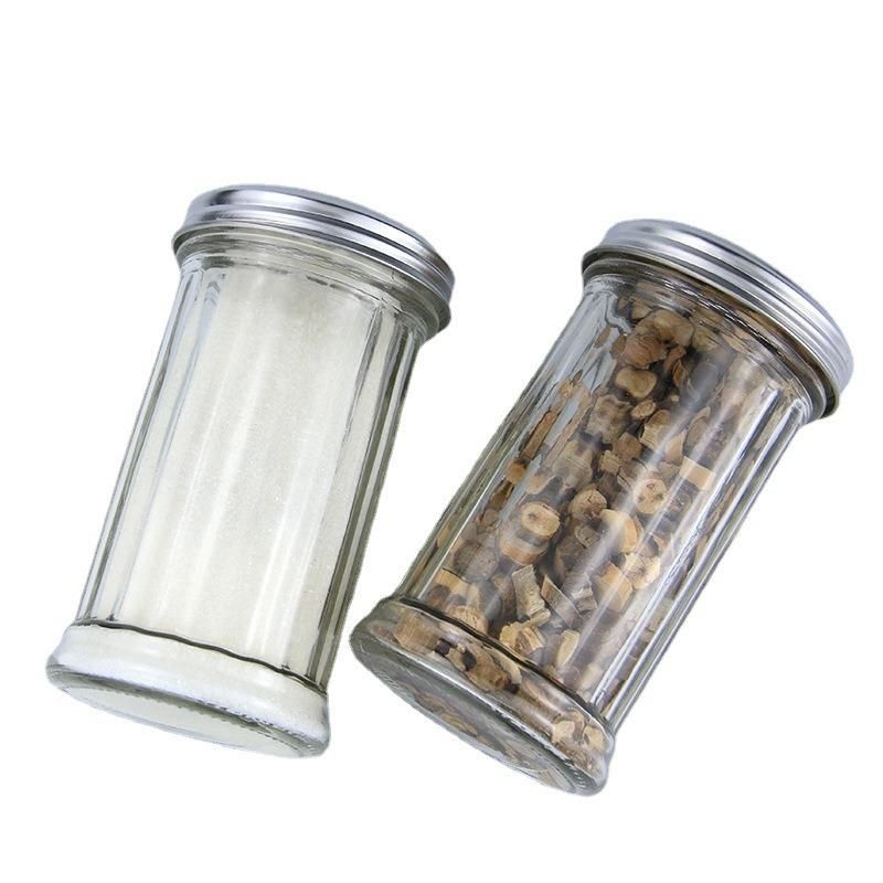Kitchen Spice Rack Spice Jar Glass Spice Box Storage Container Spice Jar