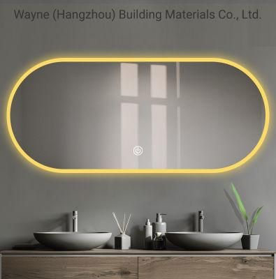 4mm 5mm 6mm Beveled Edges Polished Silver Tempered Safety Mirror Glass/LED Bathroom Mirror for Hotel Decoration