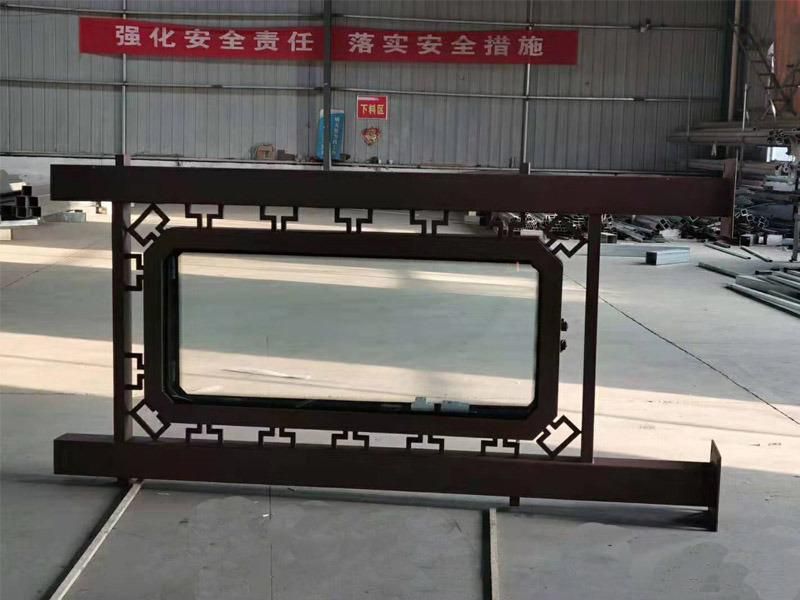 Tempered Glass Light Box Bus Stop