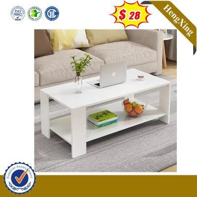 Cheap Price Melamine Wooden Coffee Table Home Side Table 6579