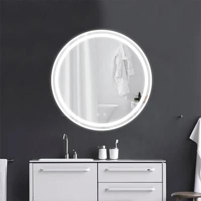 Touch Screen LED Lighted Fog Proof Fashion Wall Dressing Mirror