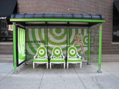 Bus Shelter with Metal (HS-BS-B026)