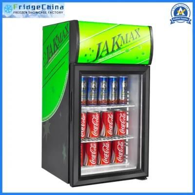 Supermarket Commercial Glass Display Showcase Refrigerator